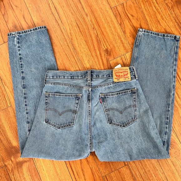 Levi’s Strauss 501 Classic Blue Denim Jeans - Picture 5 of 7